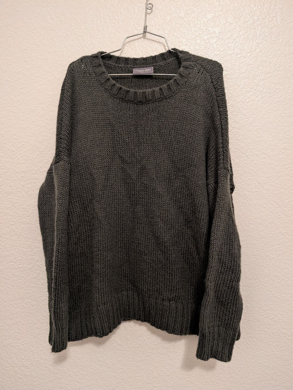 Wooden Ships XS Green Sweater